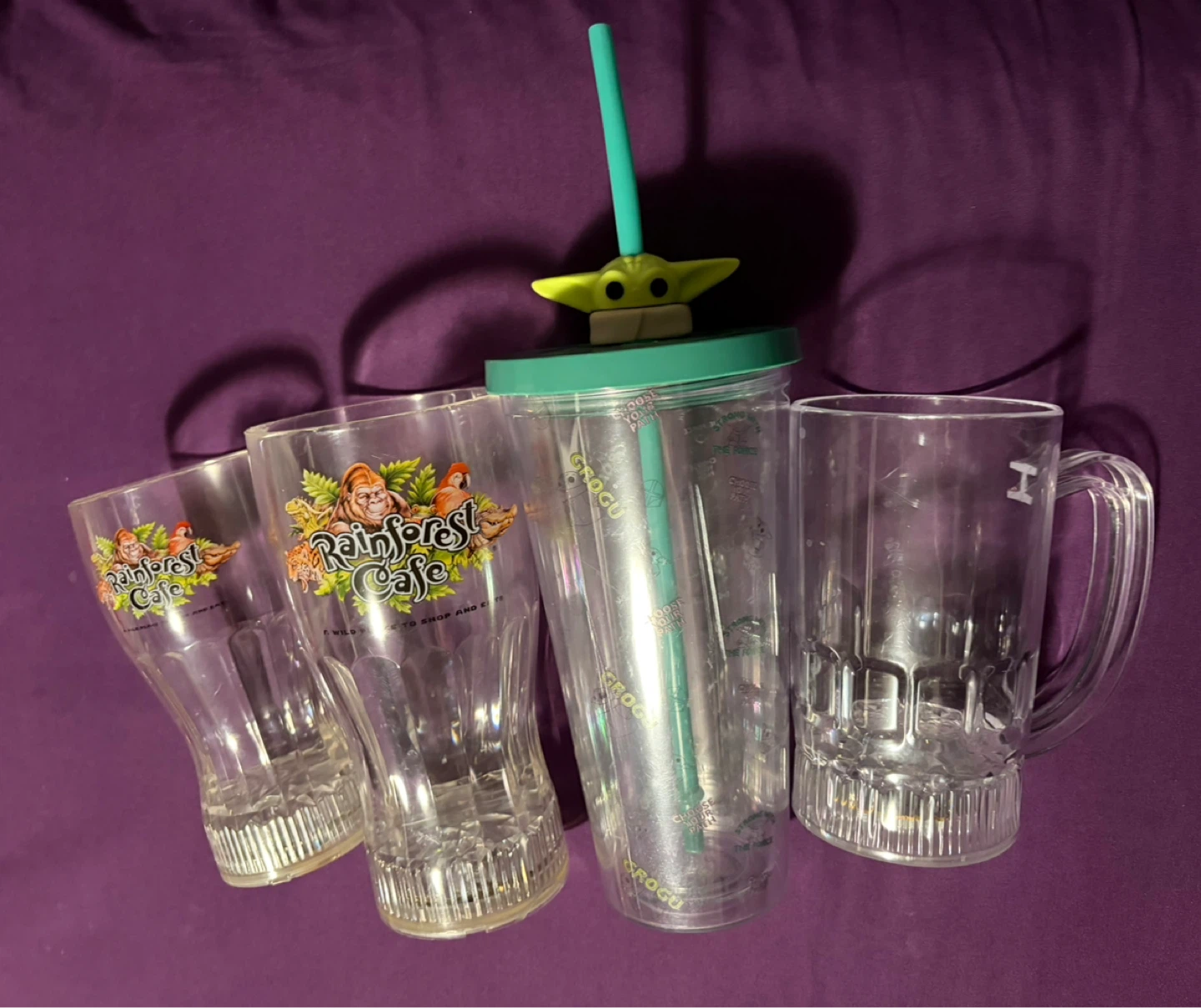 Rainforest Cafe & Grogu Tumblers and Mugs Set - photo 2