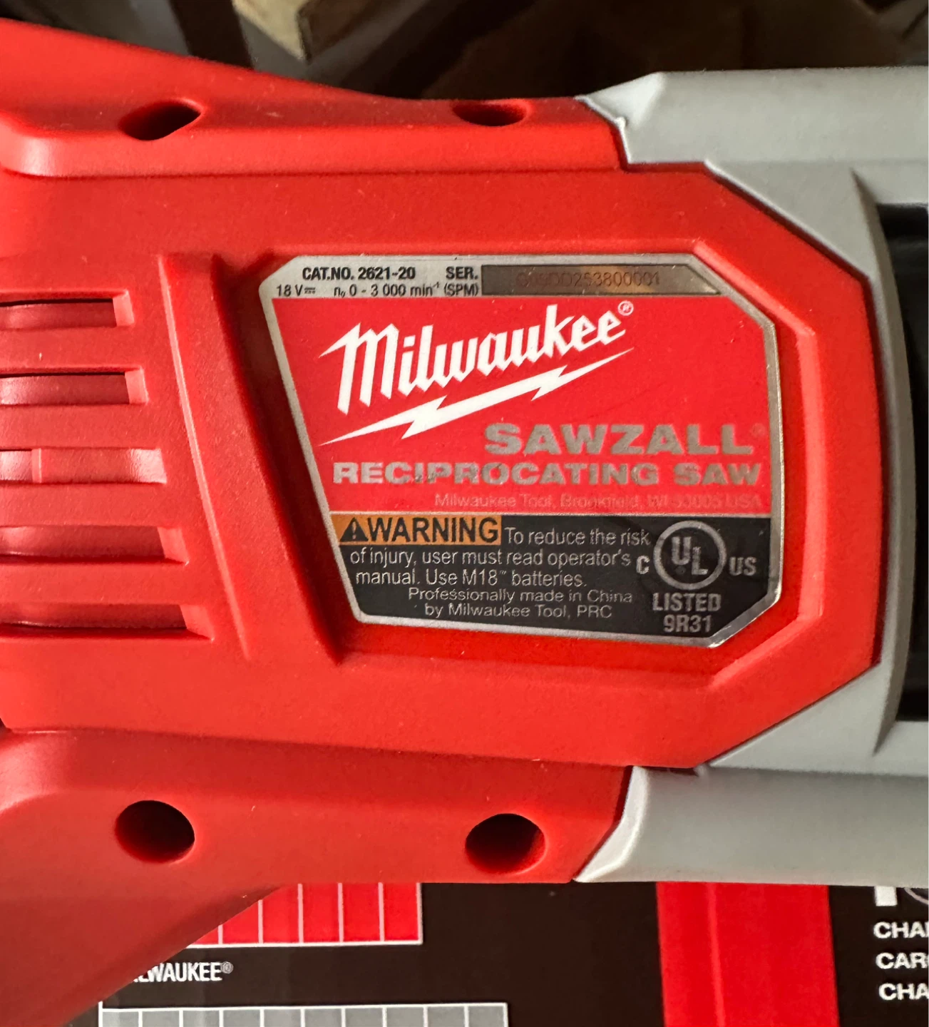 Milwaukee Sawzall Reciprocating Saw M18 - photo 2