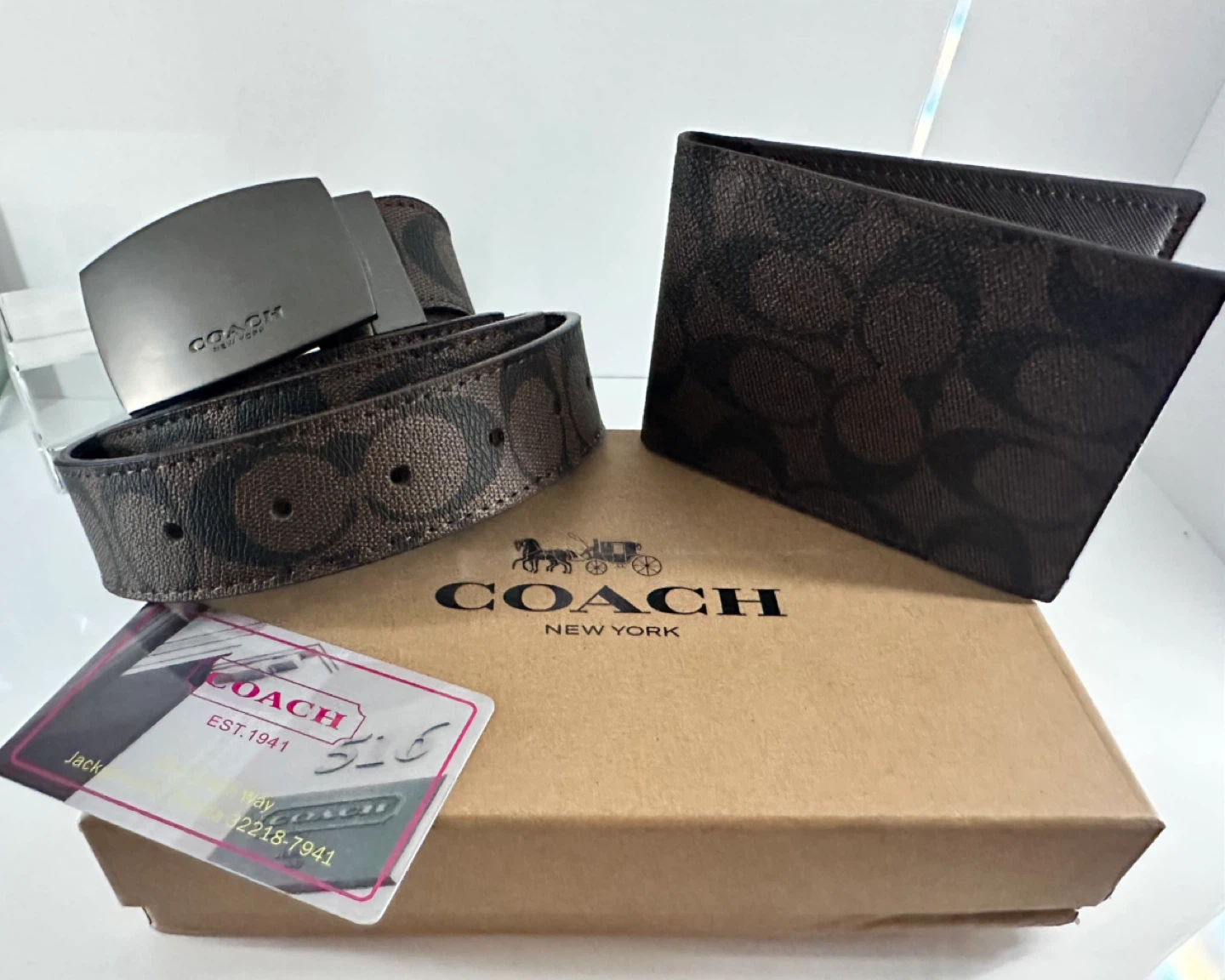 Men’s Premium Belt & Wallet Set