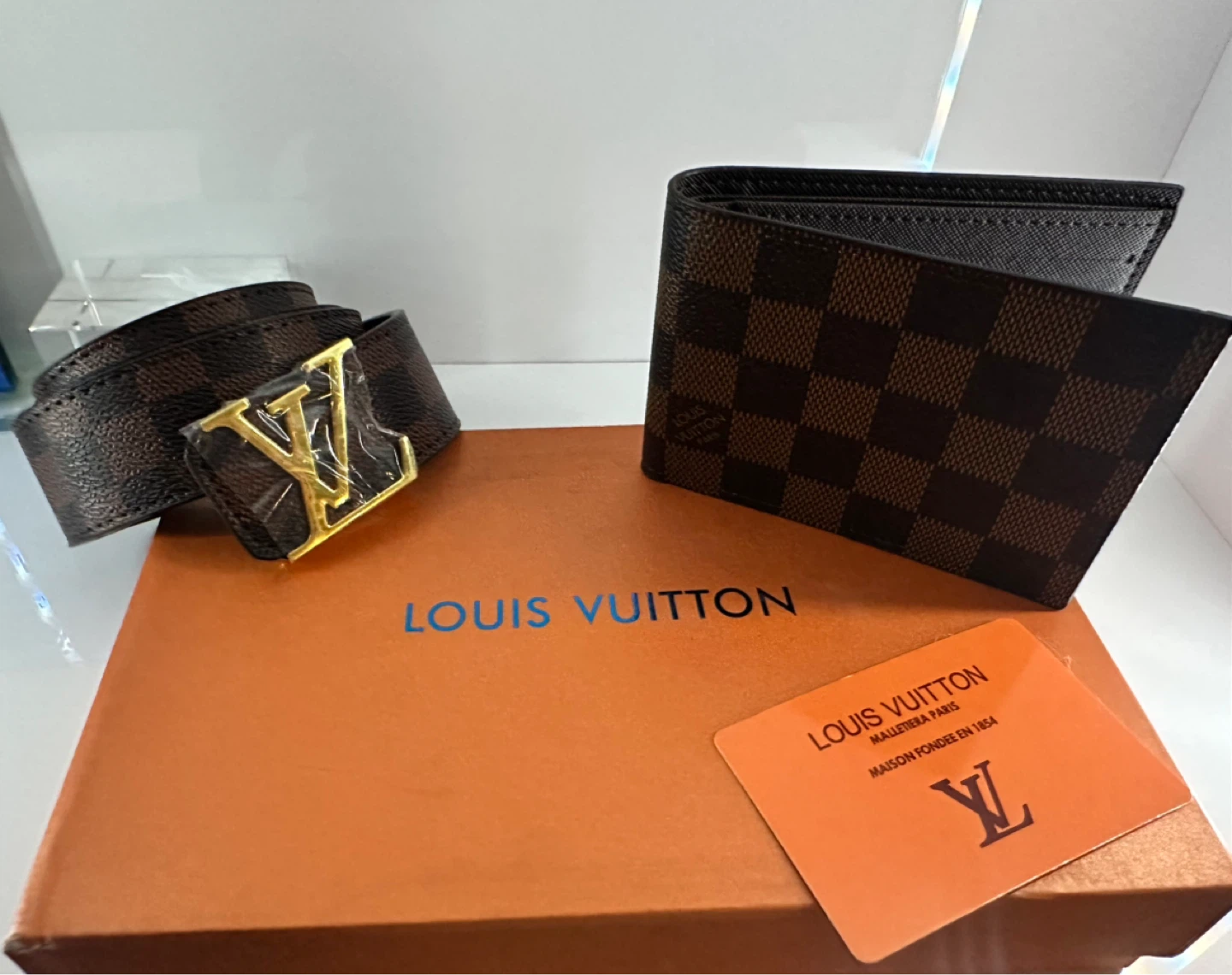 Men’s Premium Belt & Wallet Set - photo 3