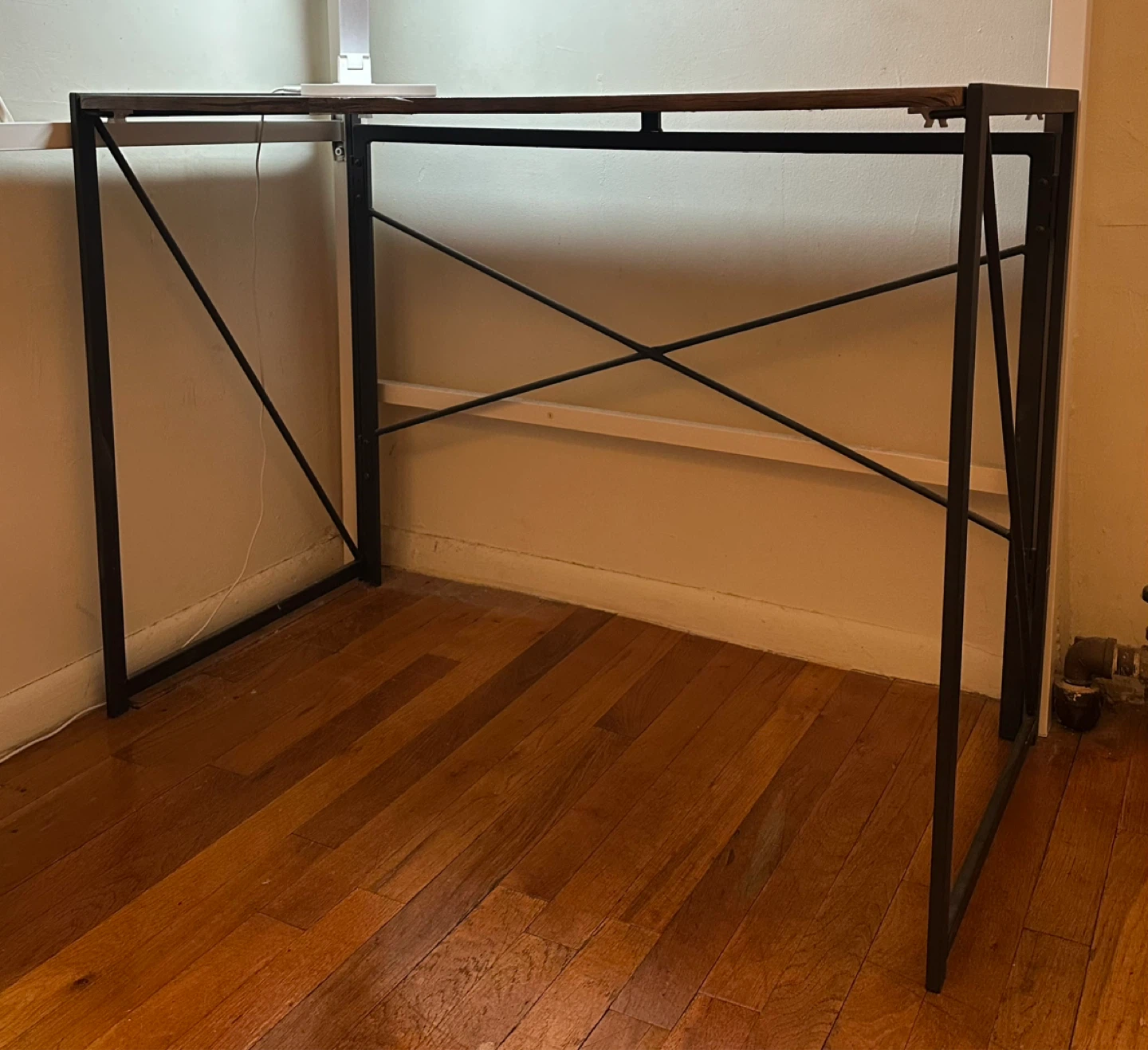 Desk with metal frame - photo 2