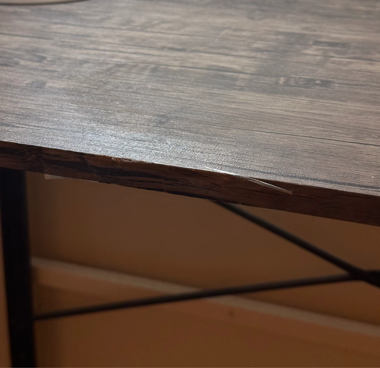 Desk with metal frame - photo 4