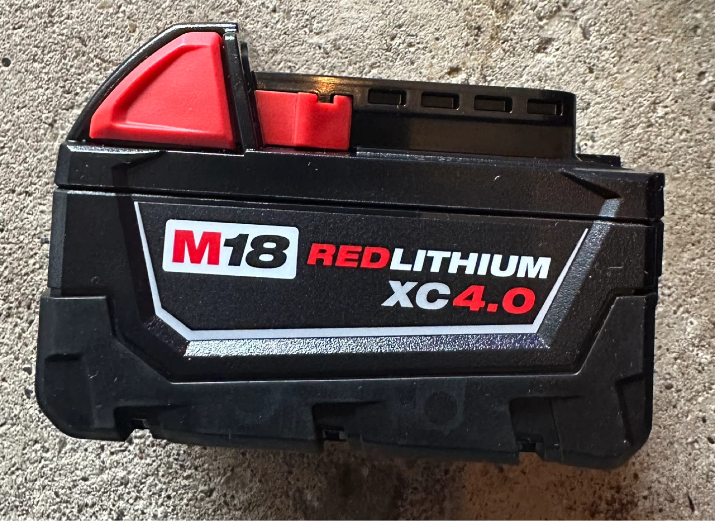 Milwaukee M18 REDLITHIUM XC 4.0 Ah Battery Pack