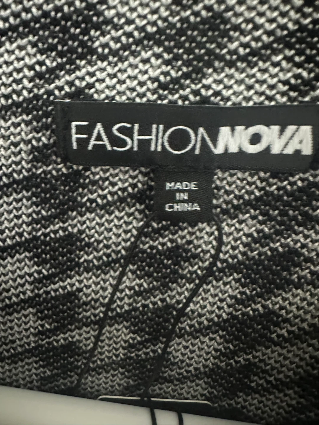 New Fashion Nova Houndstooth Mock Neck Dress - photo 2