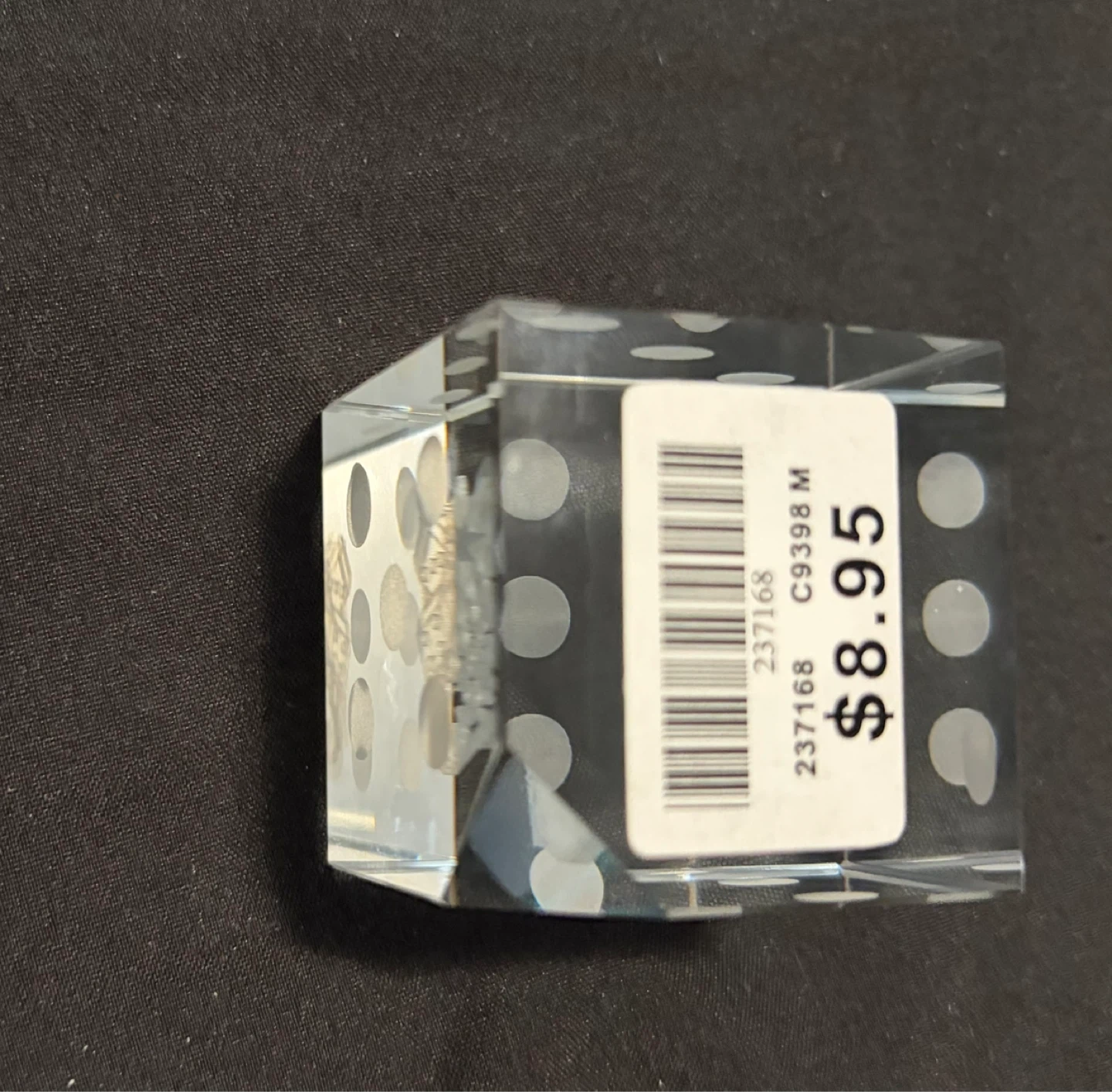 Crystal Dice Glass - Las Vegas Souvenir - photo 3