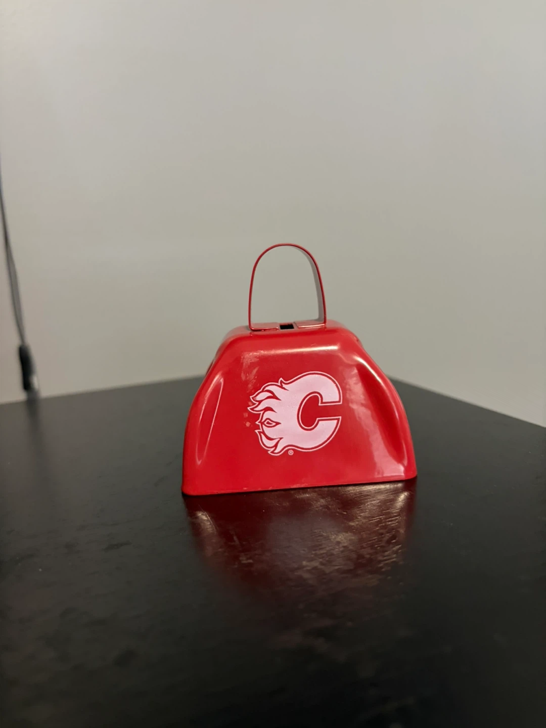 Red Nissan Calgary Flames Cowbell