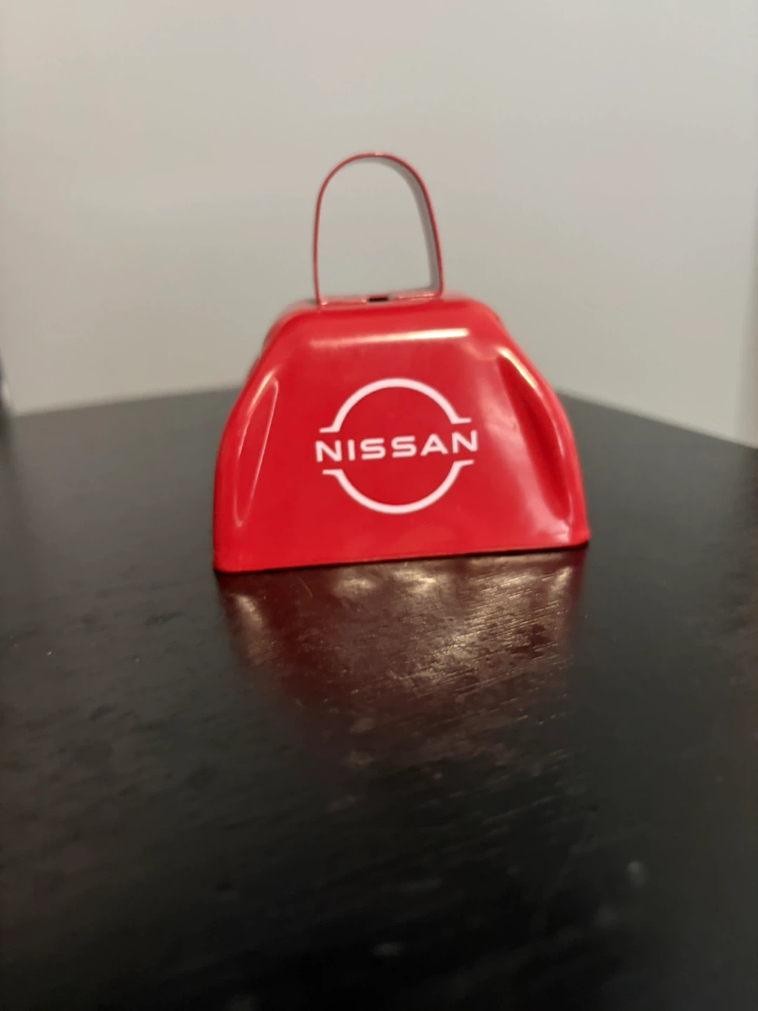 Red Nissan Calgary Flames Cowbell - photo 2