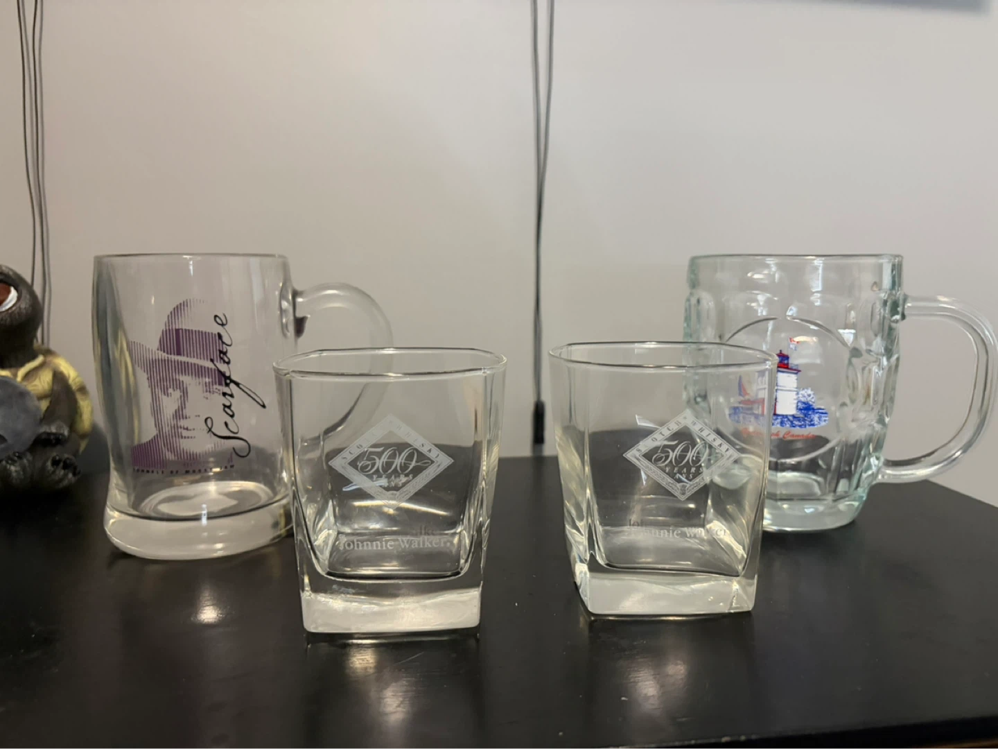 Johnnie Walker 500th Anniversary Shot Glasses & Scarface Mug Set - photo 2