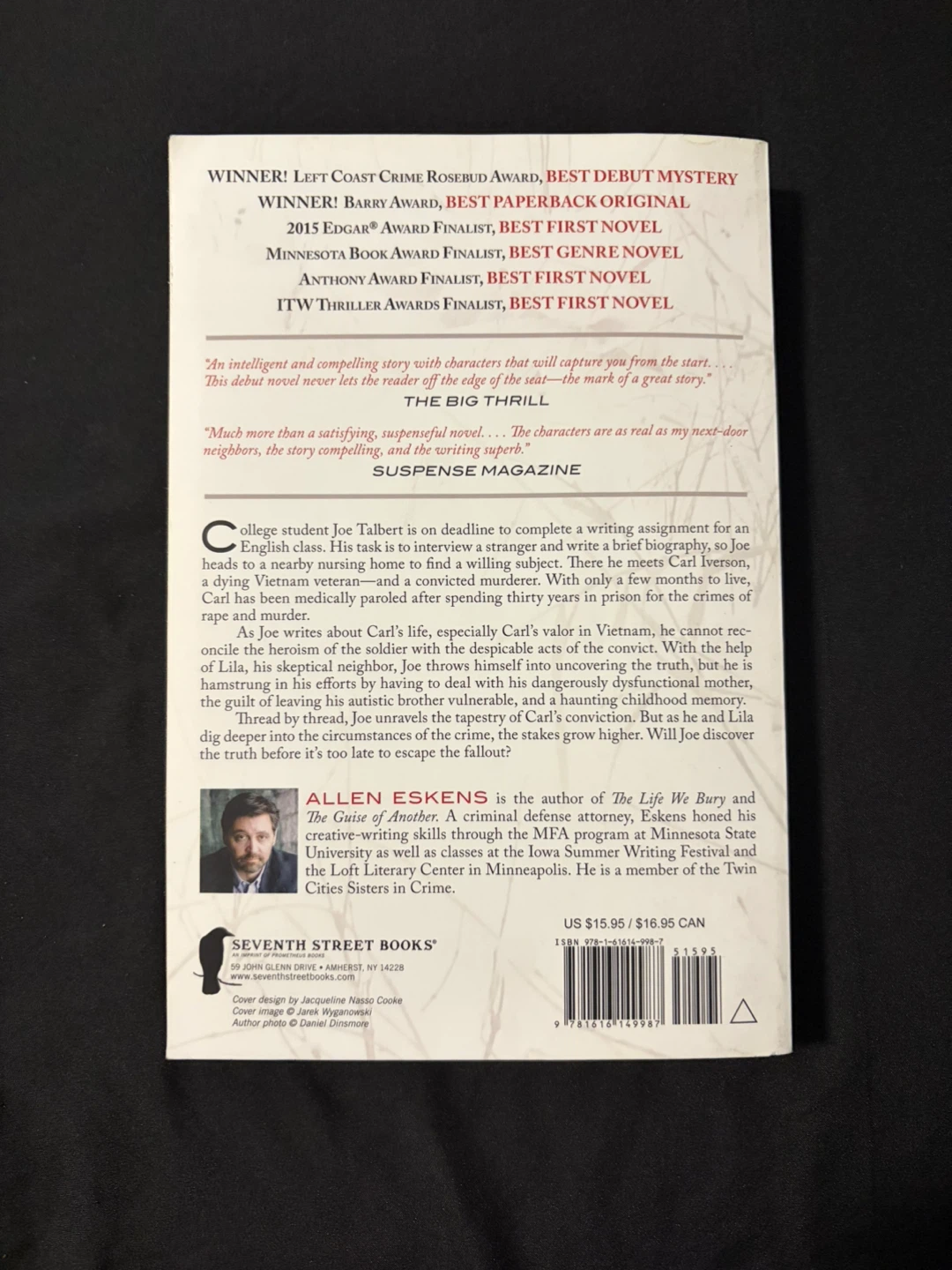 The Life We Bury by Allen Eskens Novel - photo 2