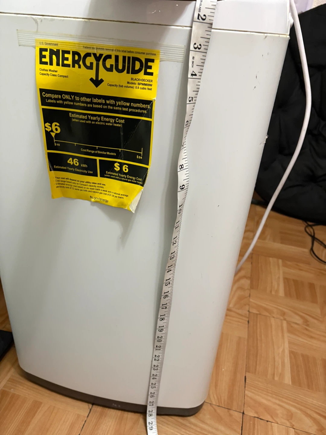 Black+Decker Compact Clothes Washer - photo 5