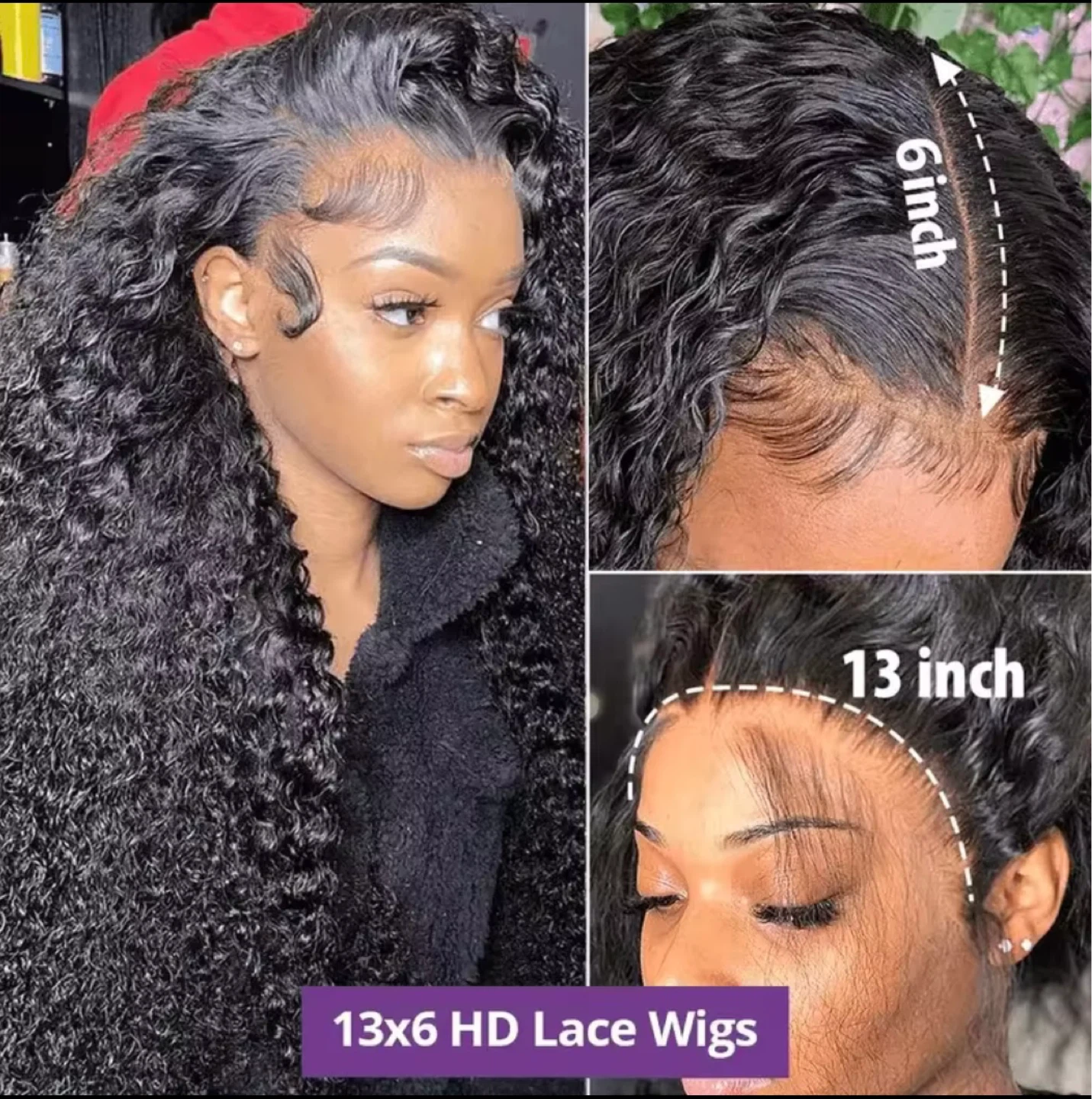 13x6 HD Deep Wave Lace Wig - photo 2