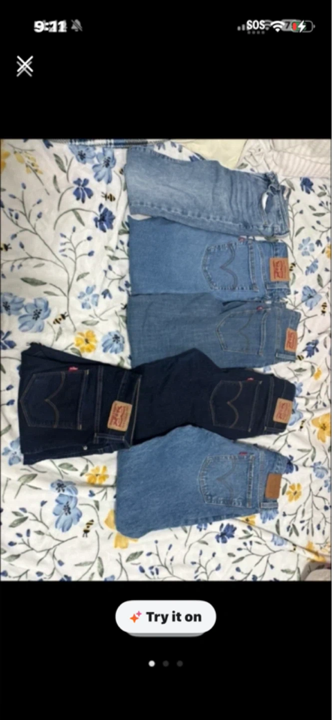 6 Levi's Jeans Bundle