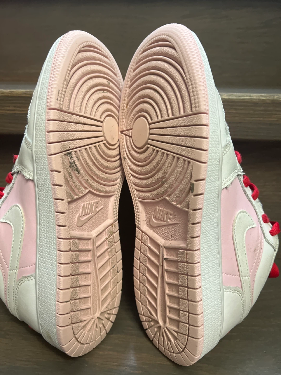Air Jordan 1 Low SE Pink White Toddler Shoes - photo 5