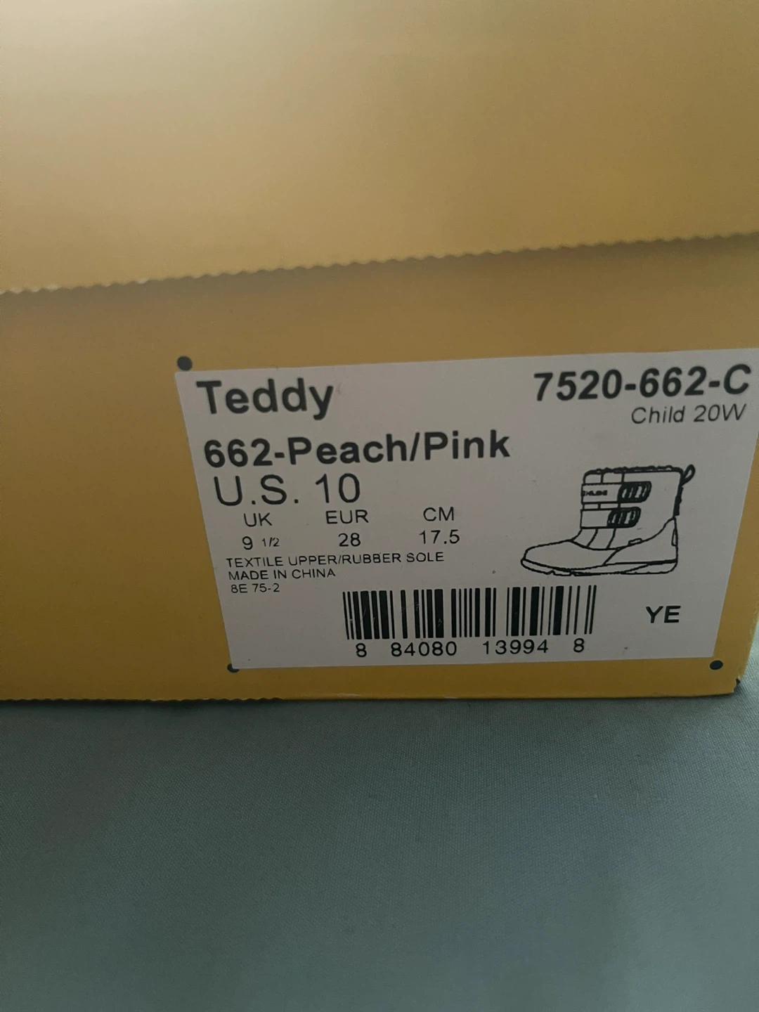 Tsukihoshi Teddy Snow Boots Pink Size 10 - photo 2
