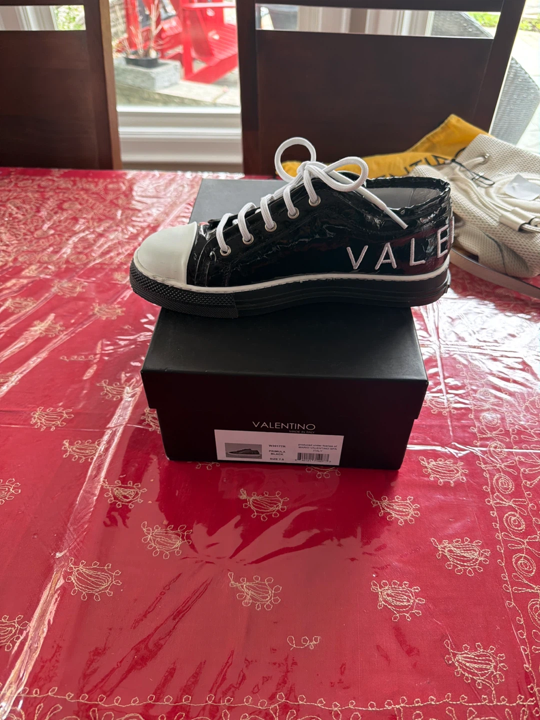 Valentino Garavani VLogo Signature Sneakers Black Size 7.5