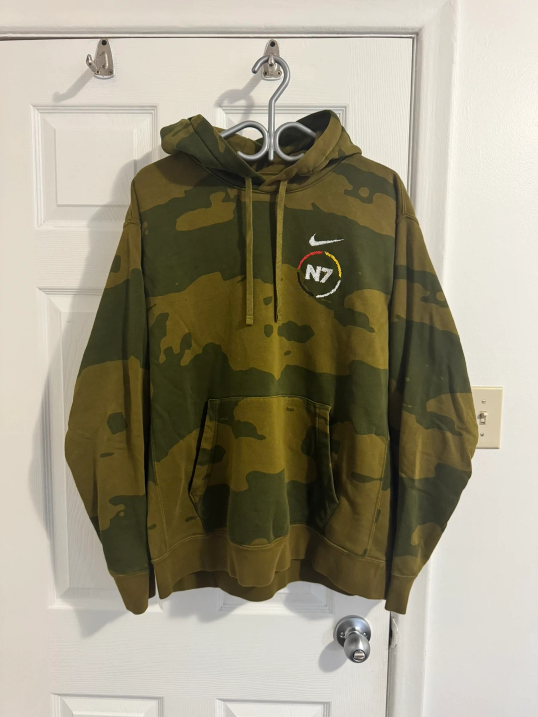 Nike N7 Camo Fleece Hoodie (XL mens)