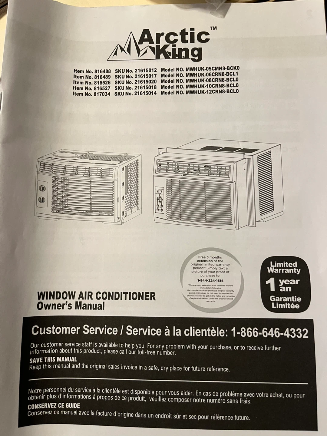 12k btu Window Air Conditioner