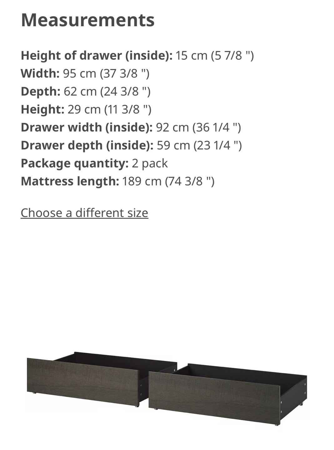 Underbed Storage Drawers - photo 2