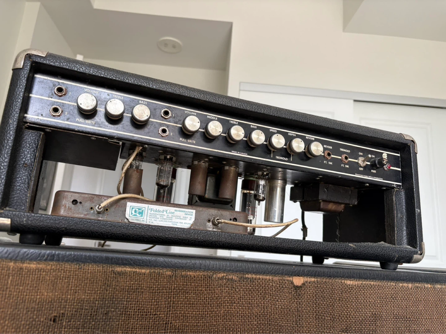 Vintage Garnet Tube Amp and Cab from the 70s - photo 2