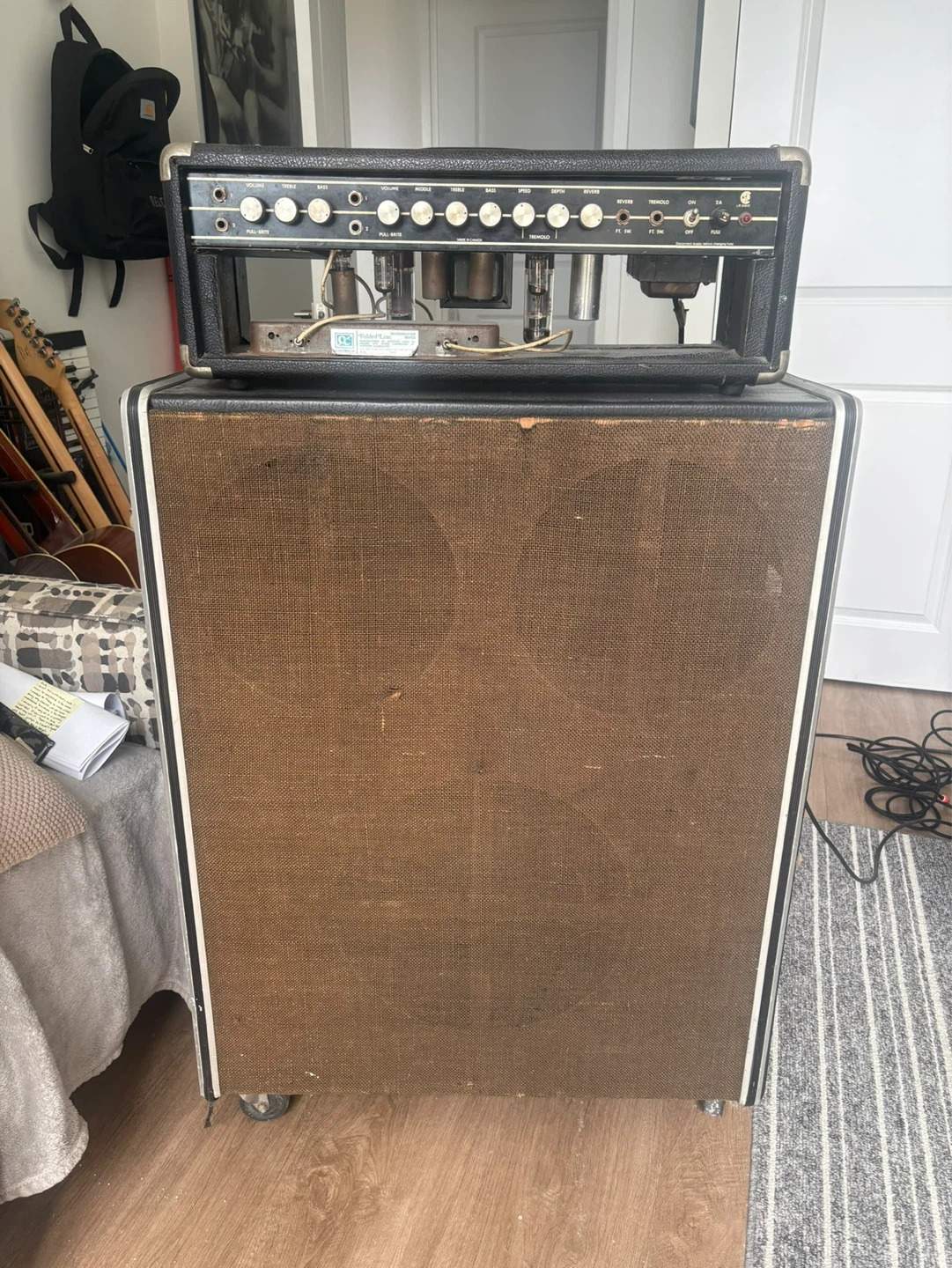 Vintage Garnet Tube Amp and Cab from the 70s