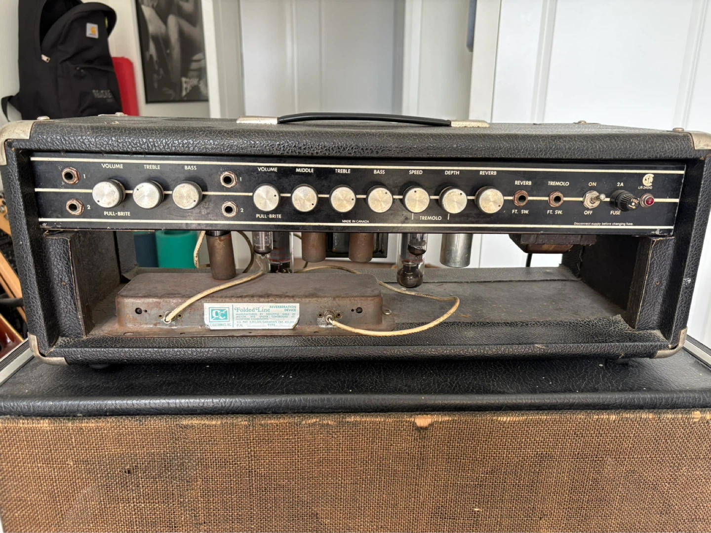 Vintage Garnet Tube Amp and Cab from the 70s - photo 4