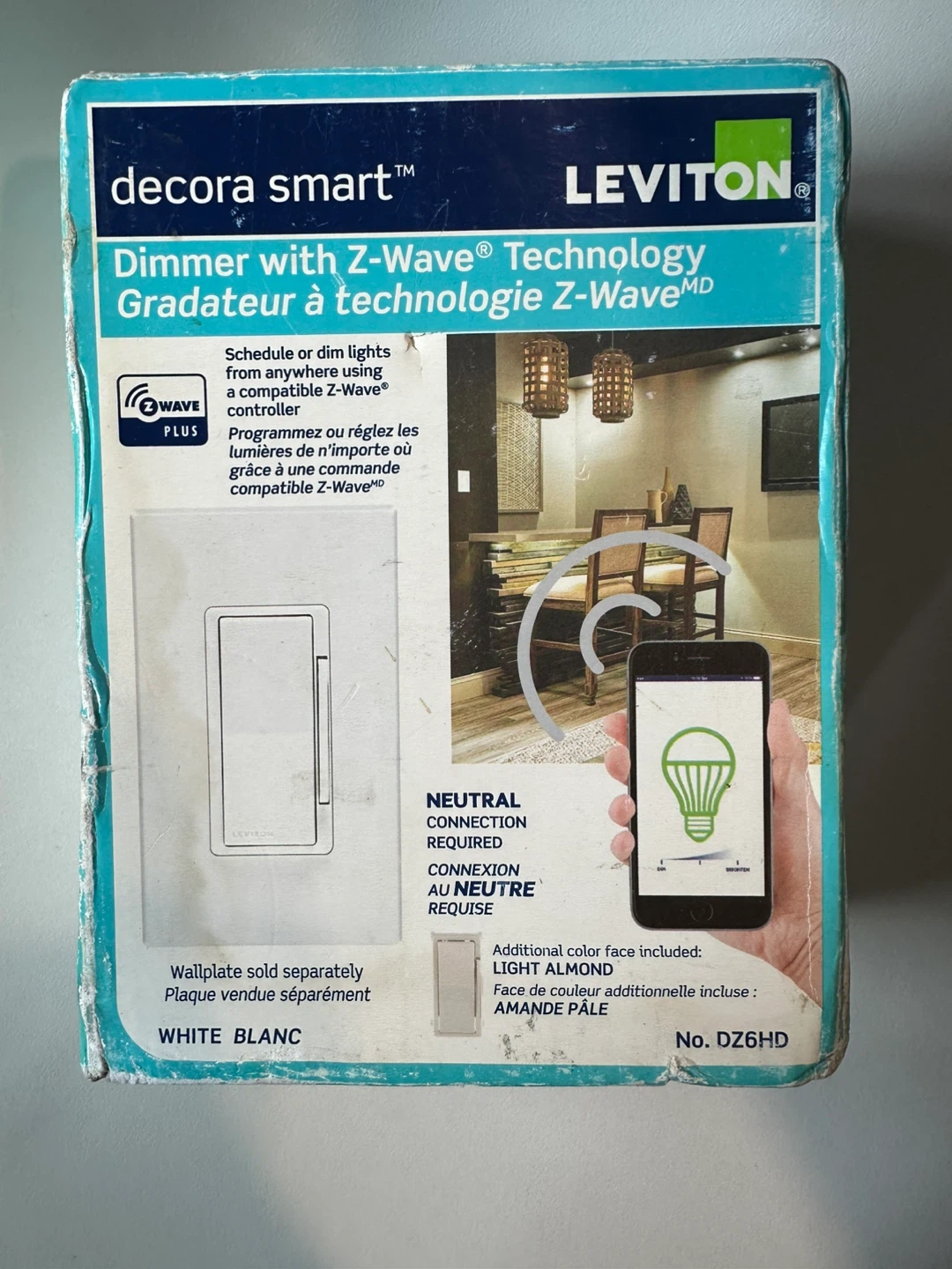 Leviton Decora Smart Dimmer with Z-Wave Technology