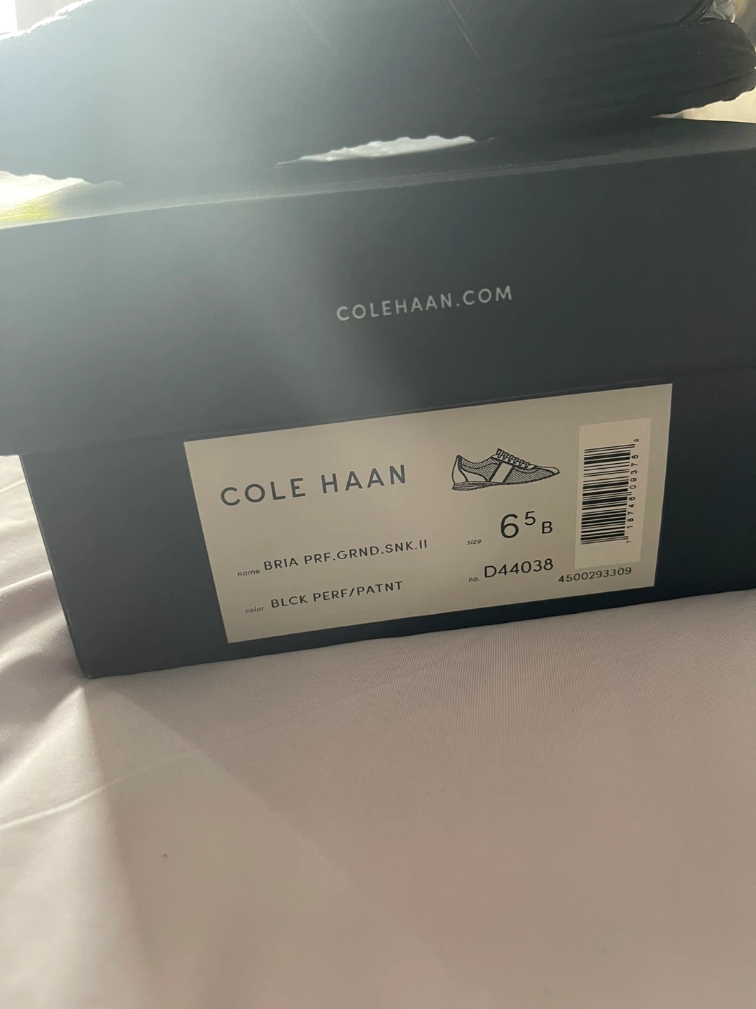Cole Haan Bria Perforated Sneakers Size 6.5 Black - photo 2