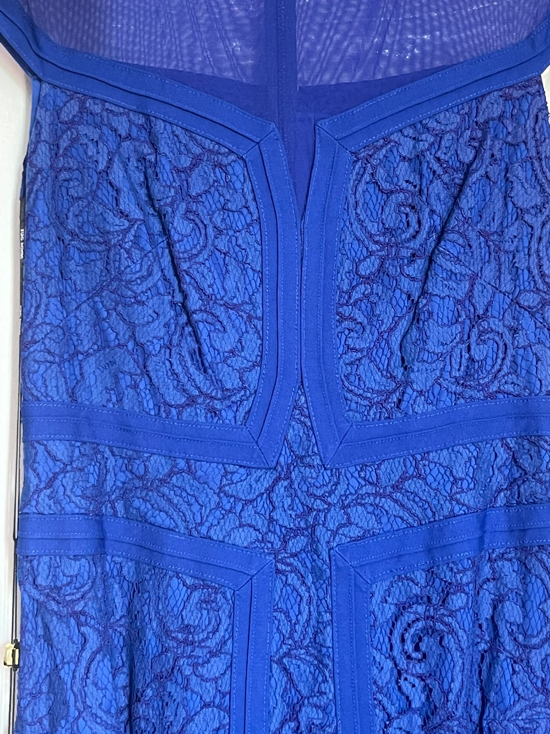 Tadashi Shoji Lace Sheath Dress - Lapis Blue - Size 6 - photo 4