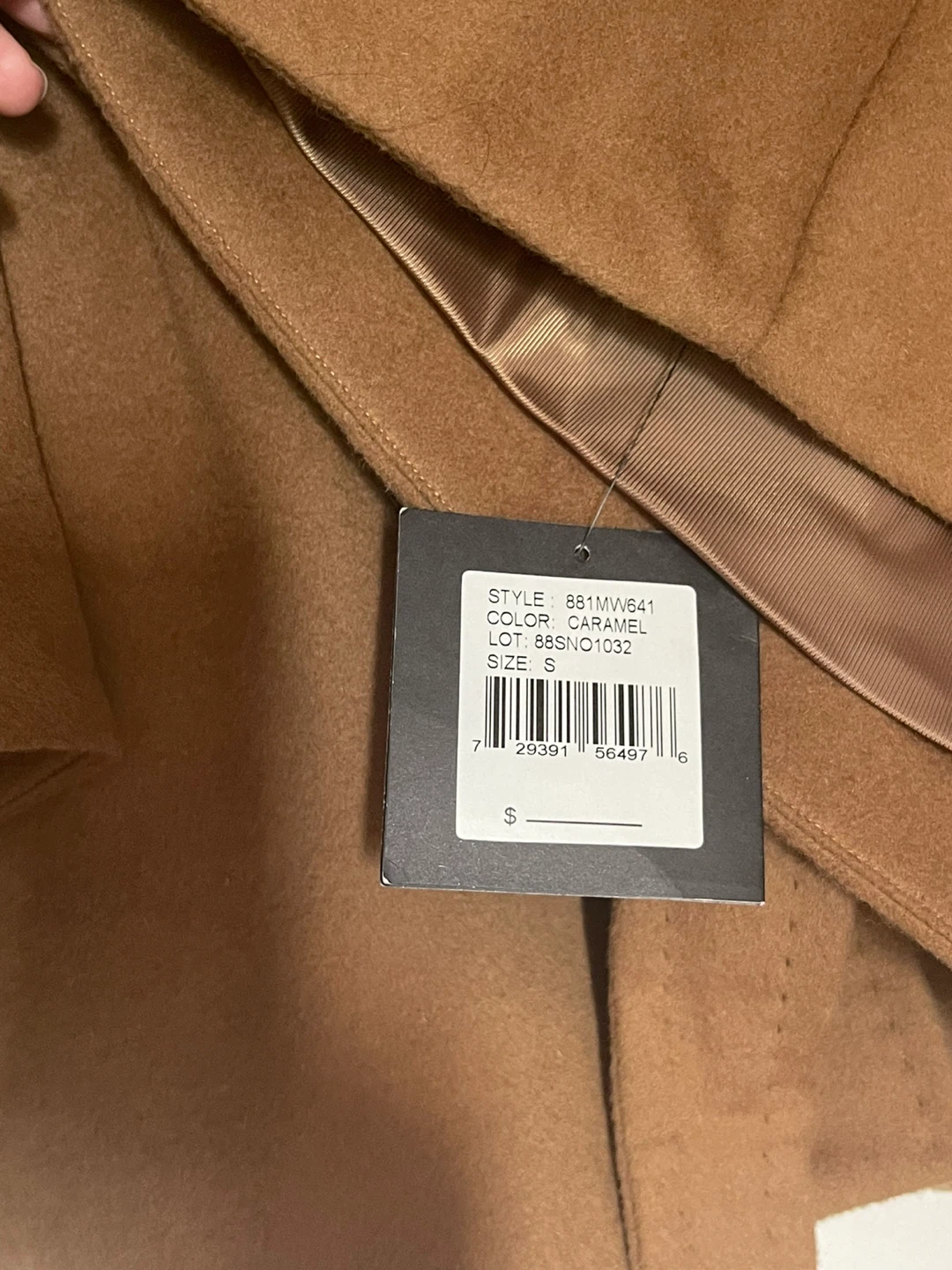 Ellen Tracy Women's Caramel Cape Coat Size S - photo 2