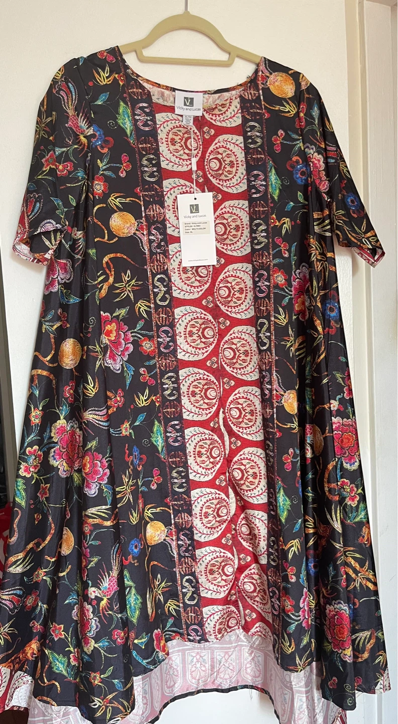 Vicky and Lucas Multi-Color XL Dress