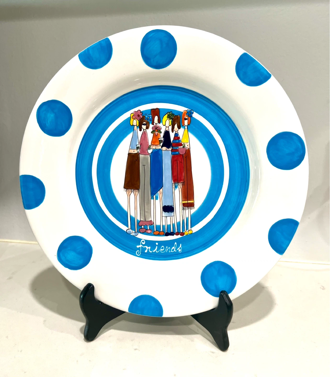 Design Impressions Decorative Plate Friends 11 1/2 " Diameter - photo 3