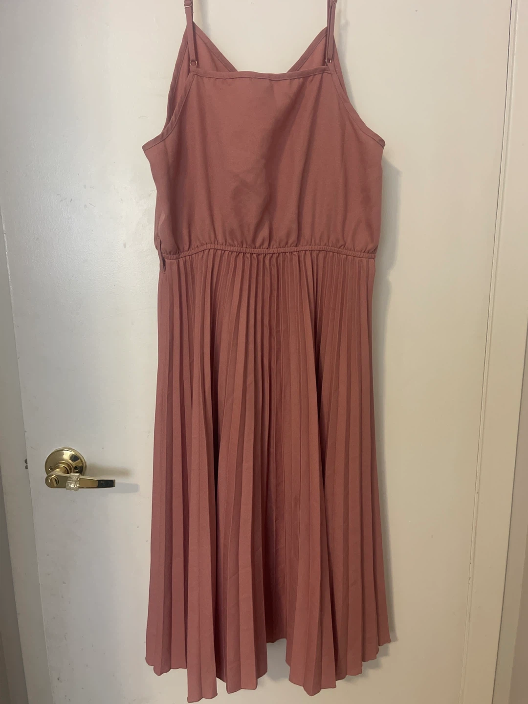 Pink Pleated Camisole Dress - photo 2
