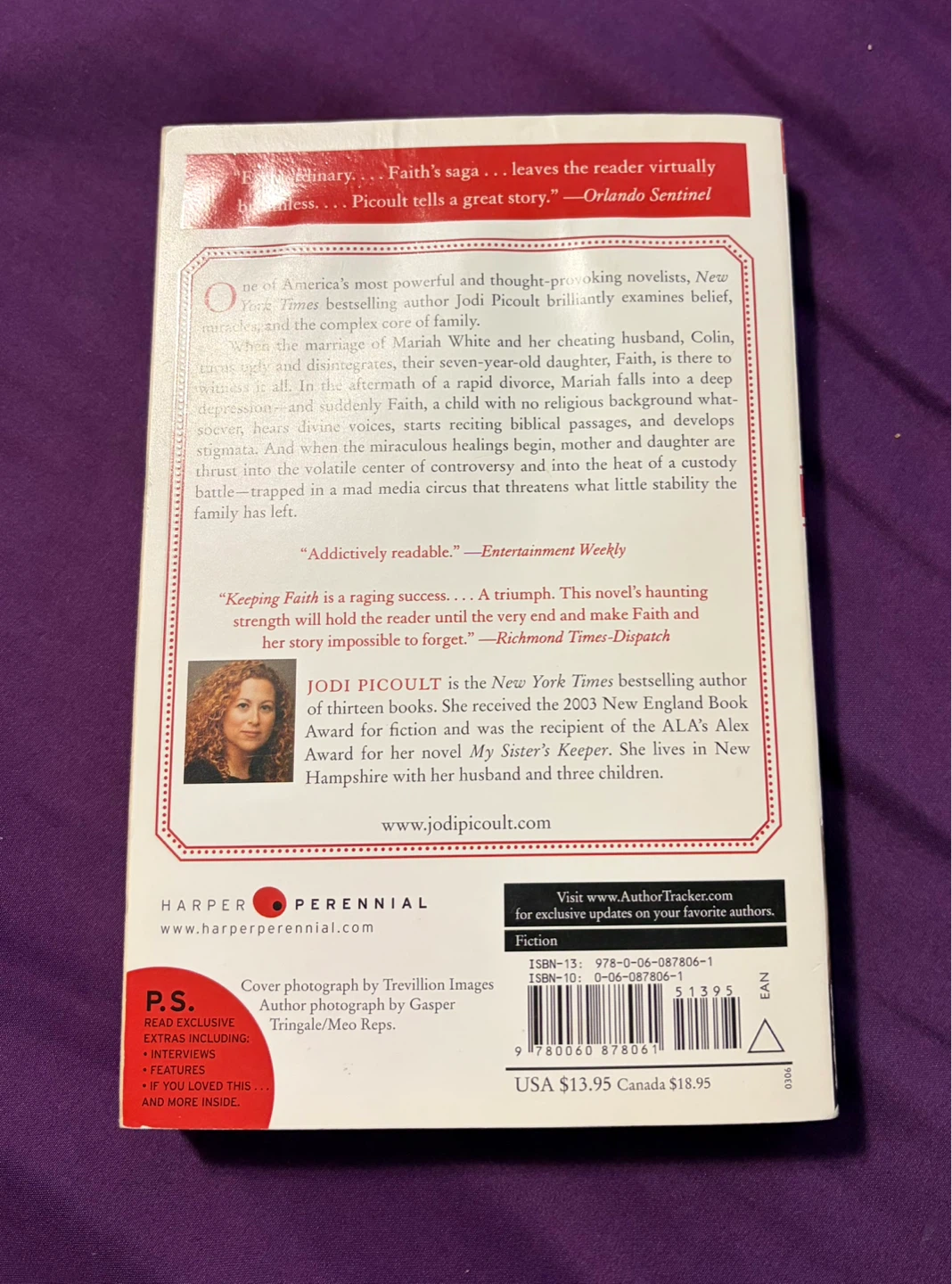 Keeping Faith by Jodi Picoult Paperback Book - photo 2