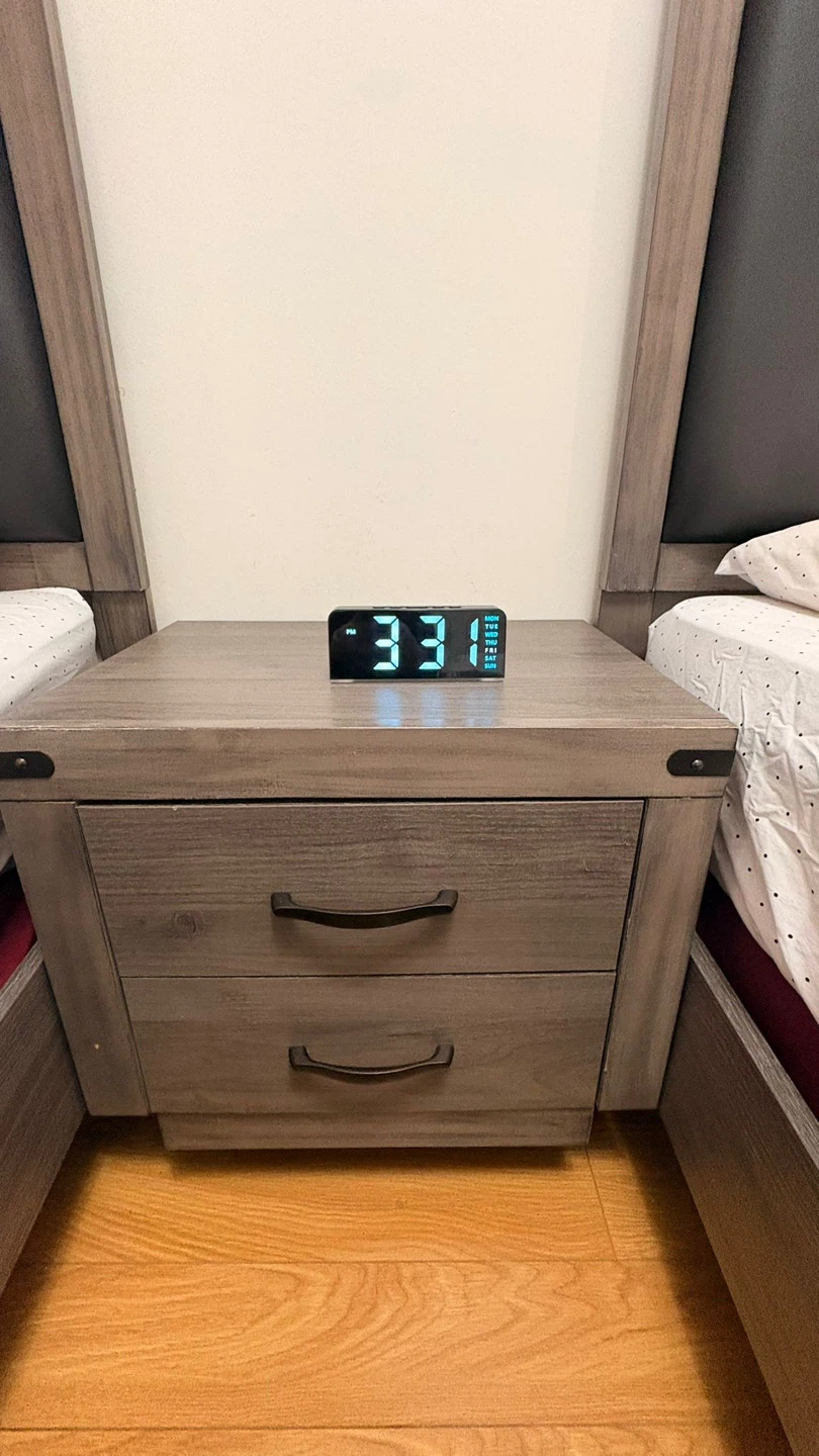 Bed Side Table with 2 drawers