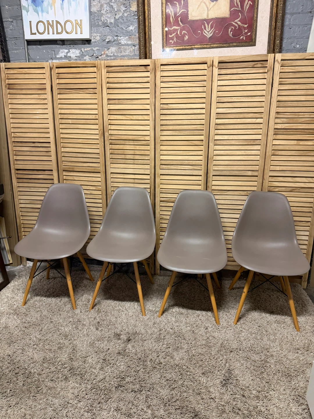 Set of 4 Dining Chairs - photo 3