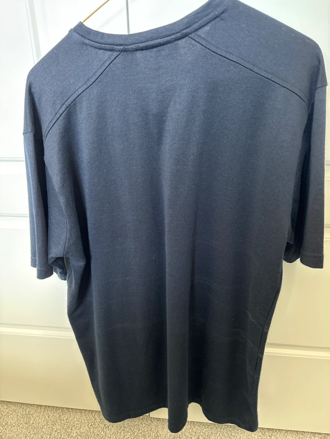 Pierre Cardin V-Neck T-Shirt - Navy Blue - Size L/G - photo 3