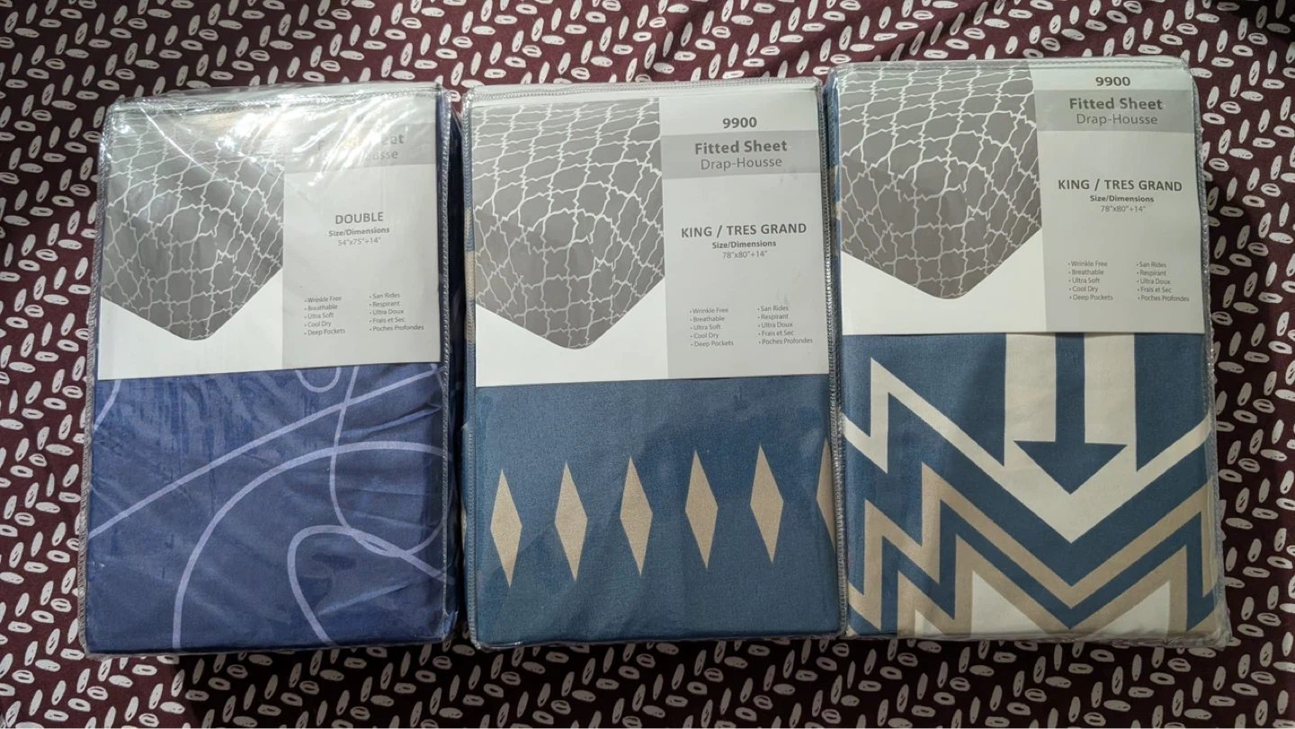 Fitted Sheet Set - King & Double Sizes - photo 3