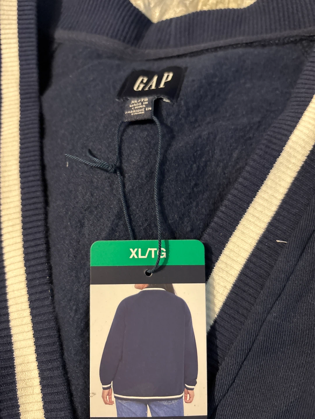 GAP Navy Blue Cardigan XL/TG - photo 3