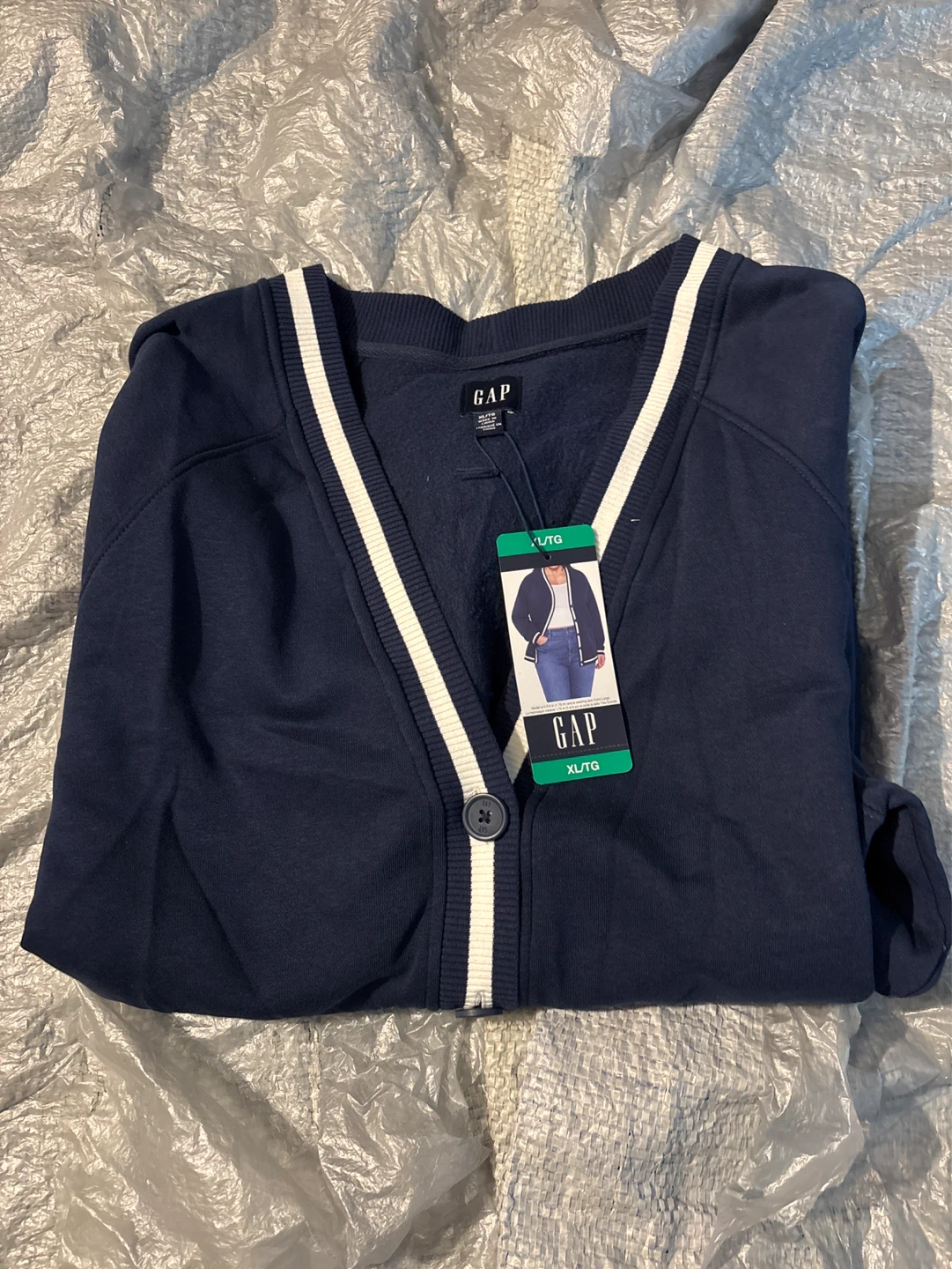 GAP Navy Blue Cardigan XL/TG