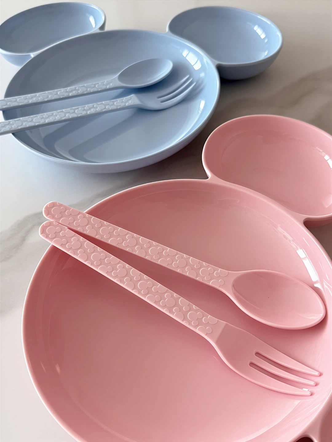 Franc Franc × Mickey Mouse food tray & utensils set — Brand new - photo 2