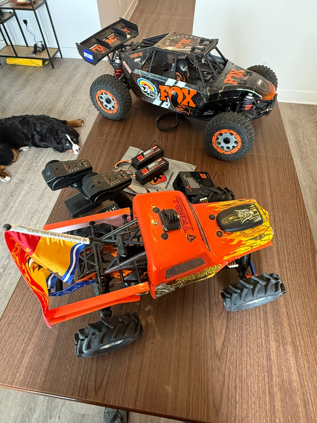 RC Monster Trucks with Remote Controls, Batteries, and Charger - photo 5