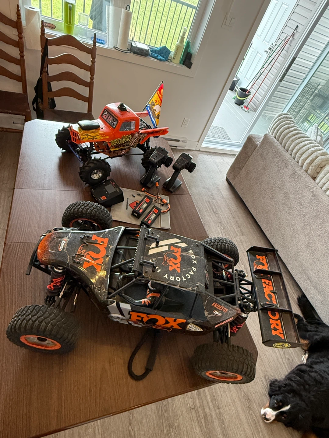 RC Monster Trucks with Remote Controls, Batteries, and Charger - photo 3