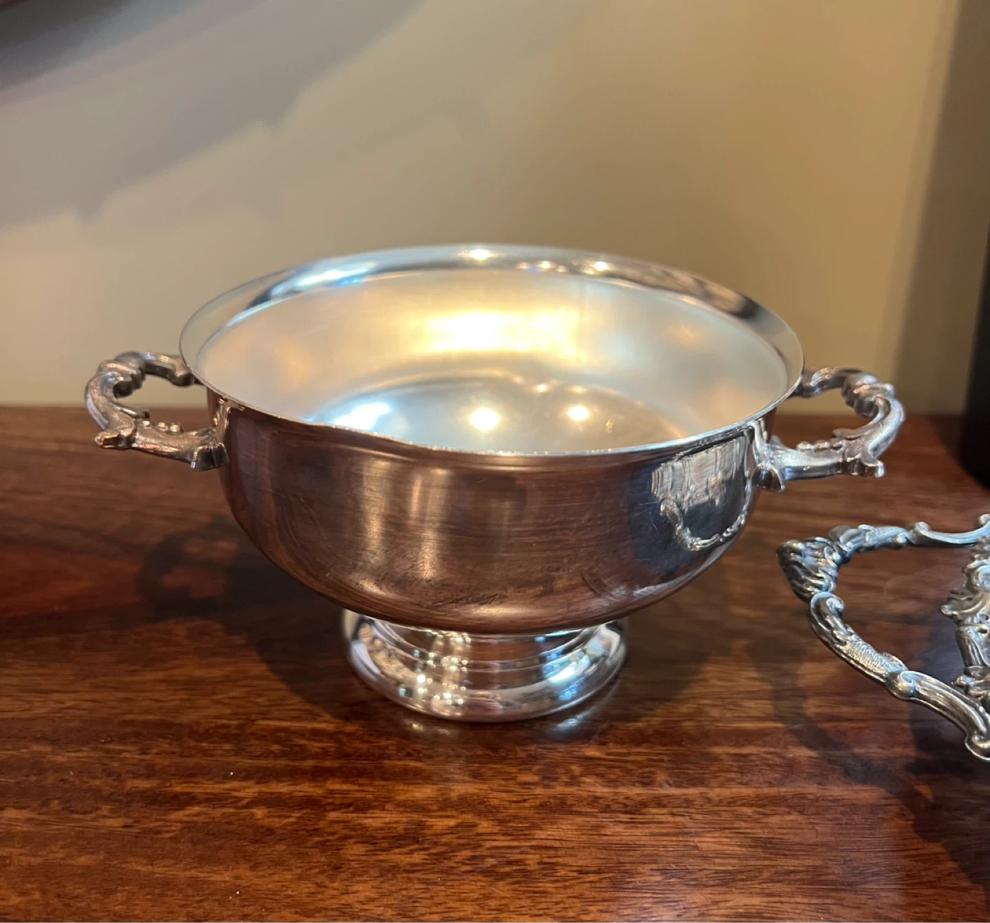Vintage Ornate Silver-Plated Trio - photo 4