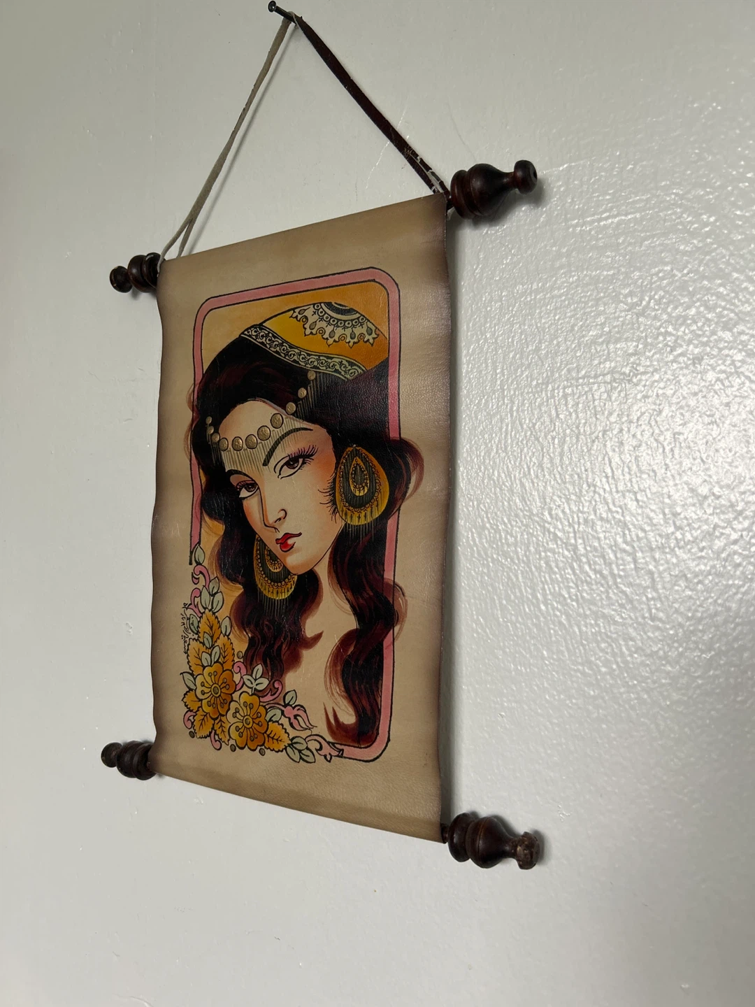Vintage Scroll Wall Art Portrait