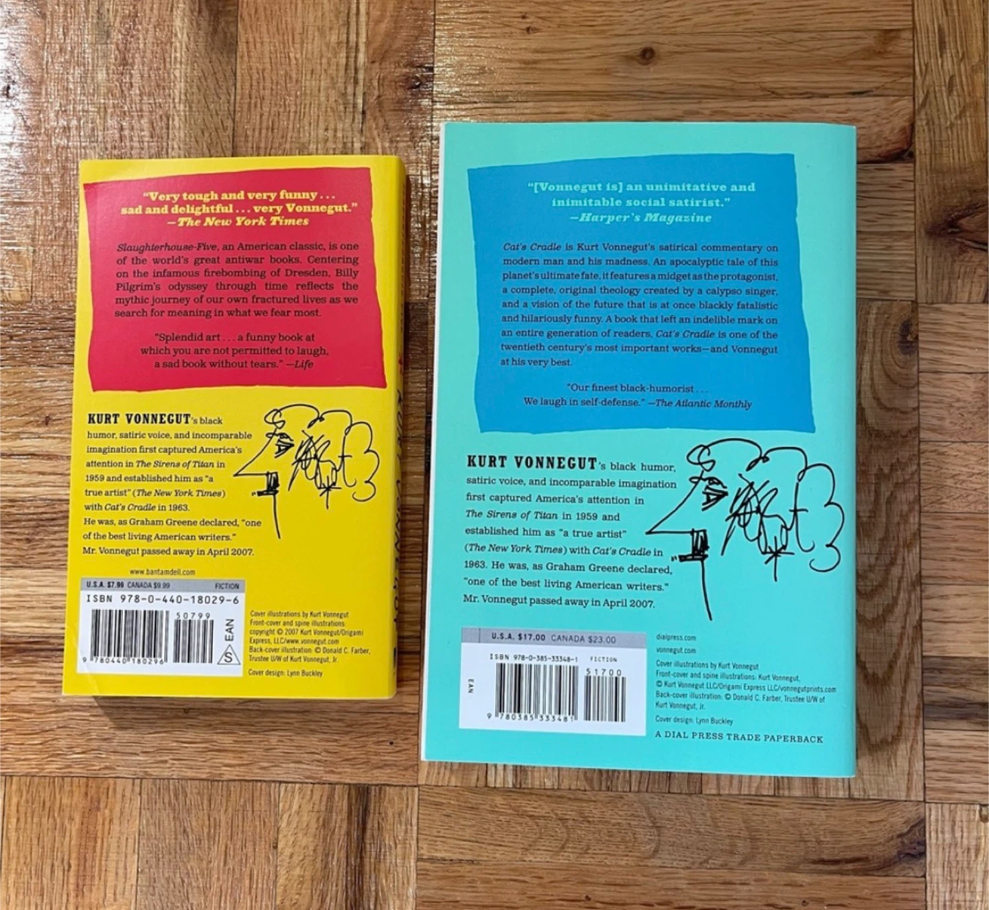 Kurt Bonnegut Book Slaughterhouse Five & Cat’s Cradle New - photo 2