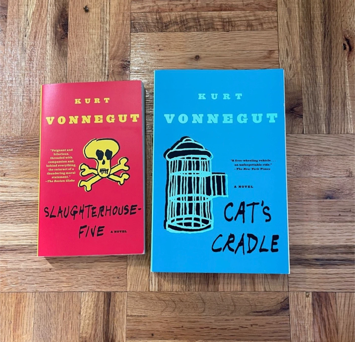 Kurt Bonnegut Book Slaughterhouse Five & Cat’s Cradle New
