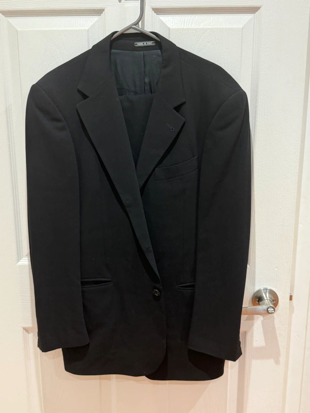black suit