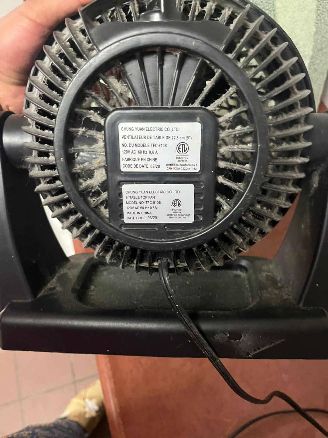 Chung Yuan Electric 9" Table Fan - photo 3