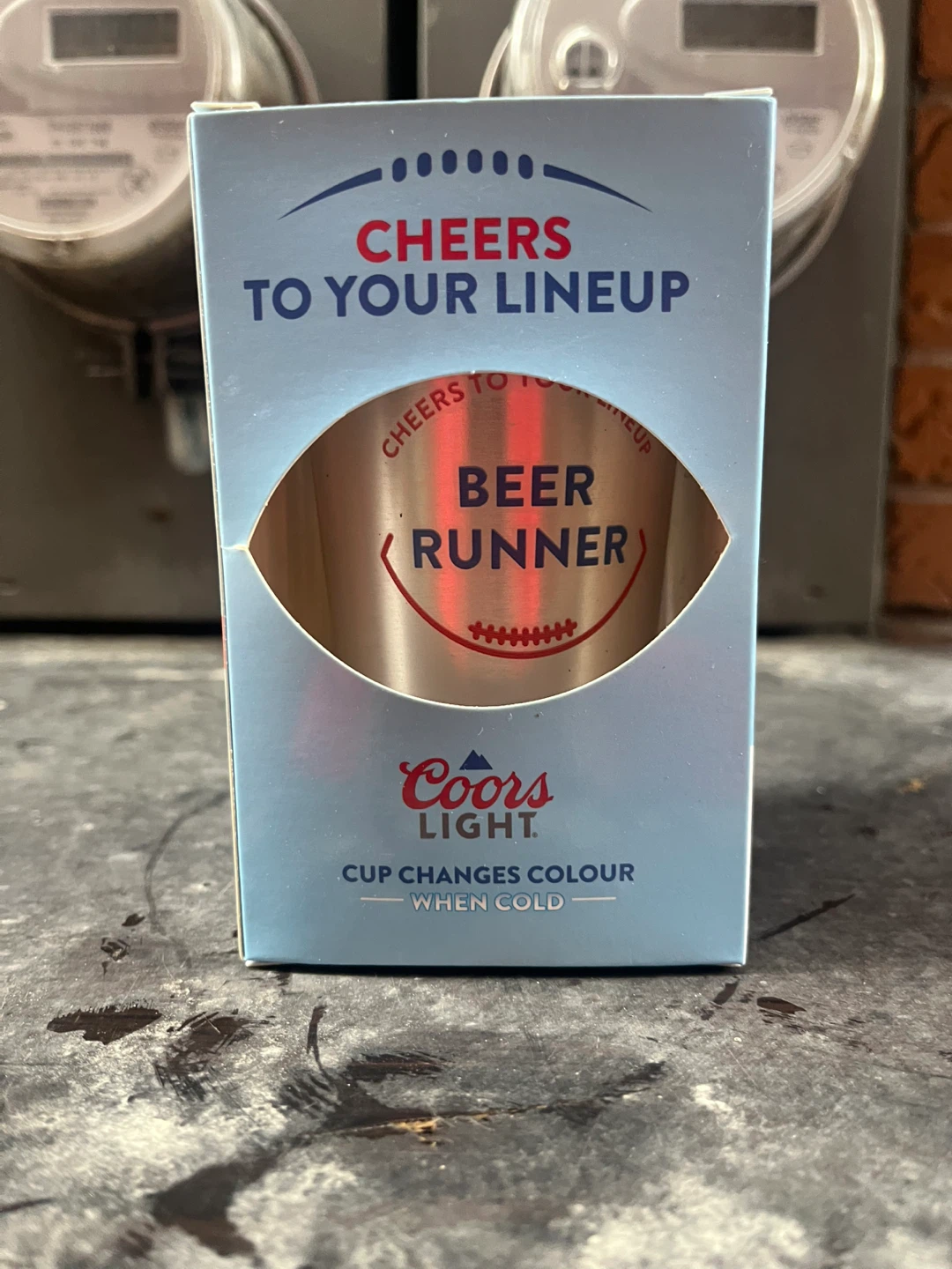 Coors Light Beer Runner Aluminum Cup