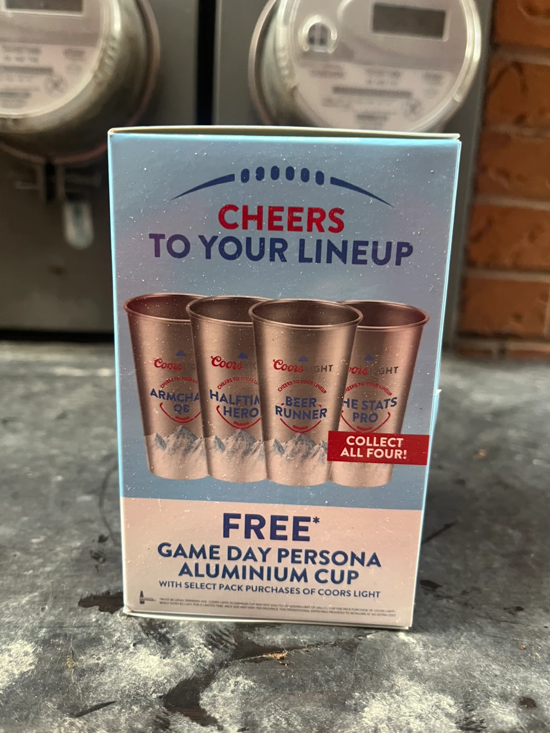 Coors Light Beer Runner Aluminum Cup - photo 2
